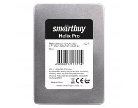 SSD Накопитель 2.5" SmartBuy Helix Pro 512Gb SBSSD512HLXP25S3 SATA3 TLC