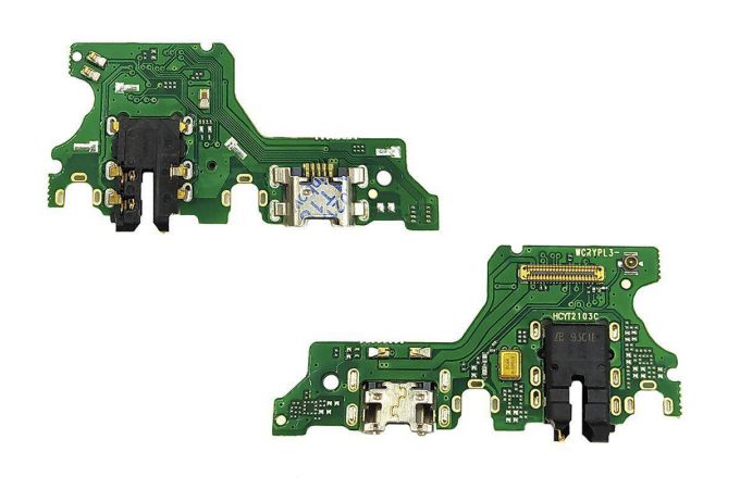 Шлейф для Huawei Honor 9C с разъемом зарядки + разъем гарнитуры (плата)