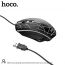 Комплект игровой проводной клавиатура+мышь HOCO DL16 с подсветкой RGB англ. раскладка (черный)