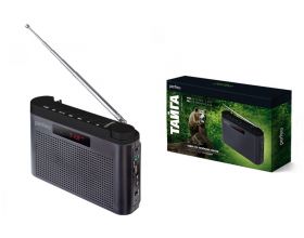 Радиоприемник Perfeo цифровой ТАЙГА FM+ 66-108МГц/ MP3/ встр аккум,USB/ серый (I70GR) PF_C4941