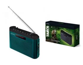 Радиоприемник Perfeo цифровой ТАЙГА FM+ 66-108МГц/ MP3/ встр аккум,USB/  синий (I70BL) PF_C4942