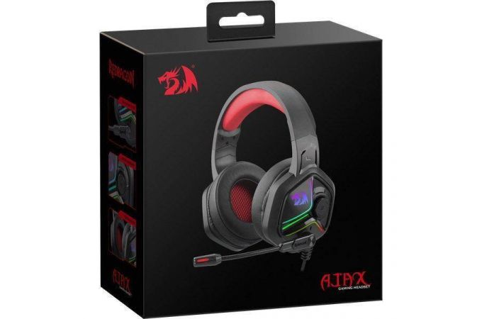 Наушники мониторные проводные Redragon Ajax (черно-красный)