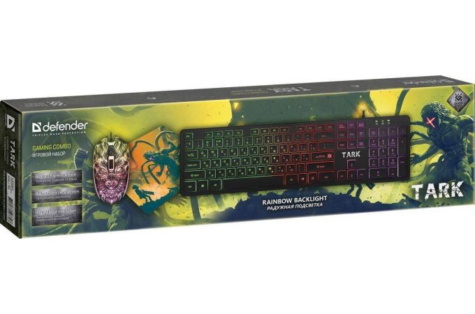Игровой набор Defender Tark C-779 RU (клавиатура+мышка+коврик)