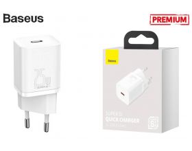 Сетевое зарядное устройство USB-C Baseus Super Si  Quick Charger 1C 25W EU (белое)