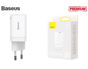 Сетевое зарядное устройство USB + USB-C Baseus Super Si Pro Quick Charger 30W EU (белый)