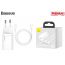 Сетевое зарядное устройство USB-C + кабель Lightning – Type-C Baseus Super Si Quick Charger 1C 20W EU Sets White, 1 м (белый)