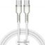 Кабель USB Type-C - USB Type-C Baseus Dynamic Series Fast Charging Data Cable Type-C to Type-C 100W 1m (белый)