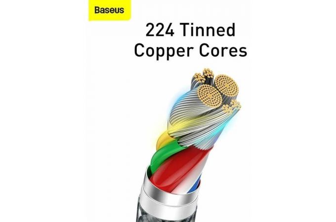 Кабель USB Type-C - USB Type-C Baseus Dynamic Series Fast Charging Data Cable Type-C to Type-C 100W 1m Slate Gray (серый)