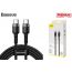 Кабель USB Type-C - USB Type-C Baseus Cafule PD2.0 100W flash charging. 2M. 20V. 5A. чёрный-серый