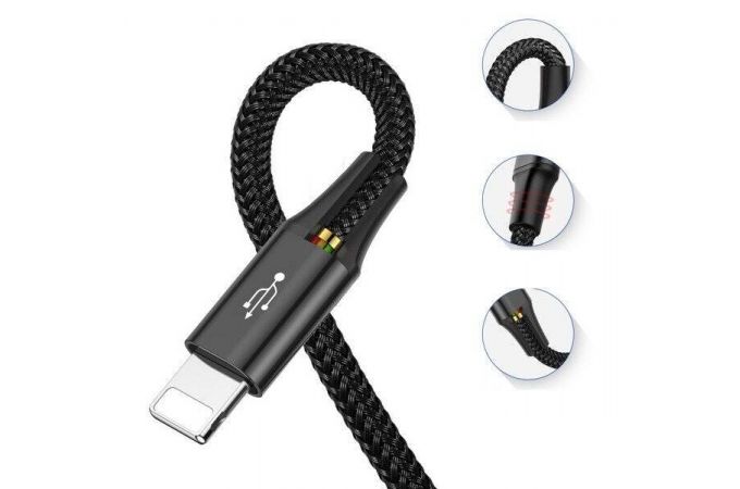 Кабель USB 4 в 1 Baseus Liightning+ Liightning +Type-C + Micro 3.5 A. 1.2 м (чёрный)
