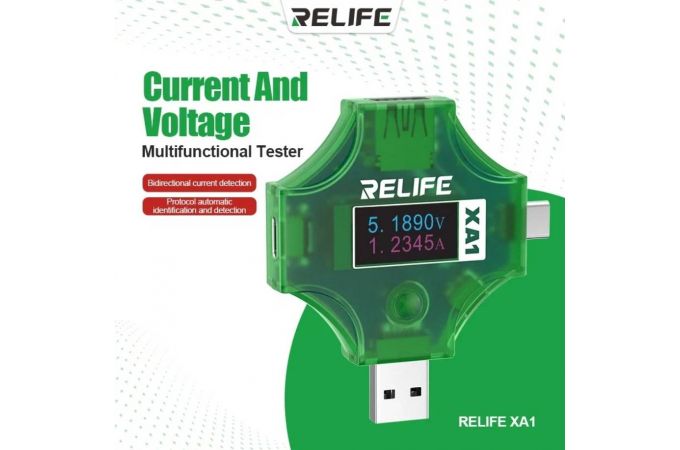 Тестер заряда RELIFE XA1 USB/ Type-C