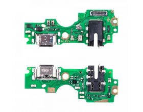 Шлейф для Infinix Hot 20 4G (X6826B) с разъемом зарядки + разъем гарнитуры (плата) org