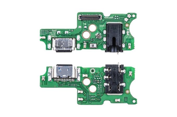 Шлейф для Infinix Note 12 2023 (X676C) с разъемом зарядки + разъем гарнитуры (плата) org