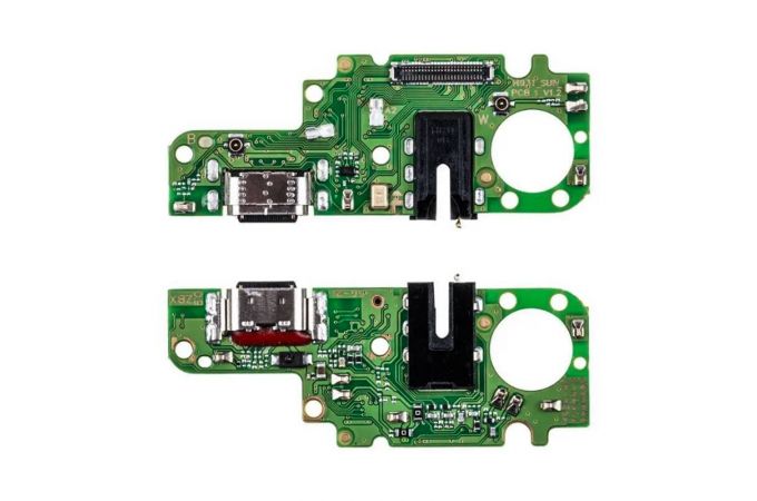 Шлейф для Infinix Note 30 VIP (X6710) с разъемом зарядки + разъем гарнитуры (плата) org