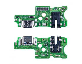 Шлейф для Infinix Note 30i (X6716) с разъемом зарядки + разъем гарнитуры (плата) org