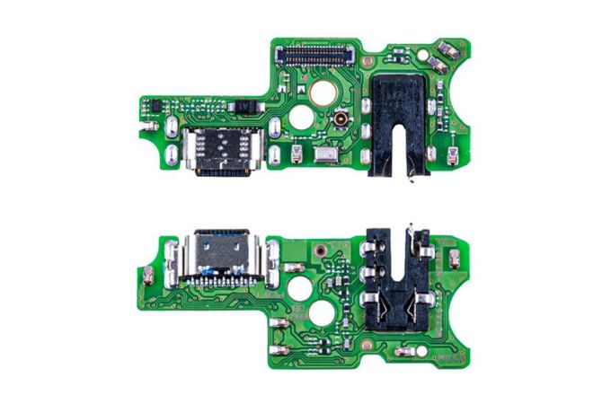 Шлейф для Infinix Note 30i (X6716) с разъемом зарядки + разъем гарнитуры (плата) org