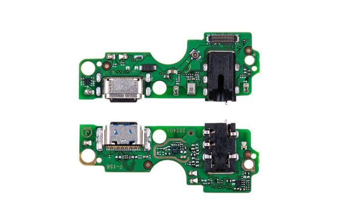 Шлейф для Infinix Smart 8 Pro (X6525B) с разъемом зарядки + разъем гарнитуры (плата) org