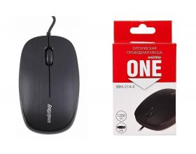 Мышь проводная Smartbuy ONE 214-K (SBM-214-K) (черный)