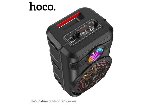 Активная напольная акустика HOCO BS46 Mature outdoor BT speaker (черный)