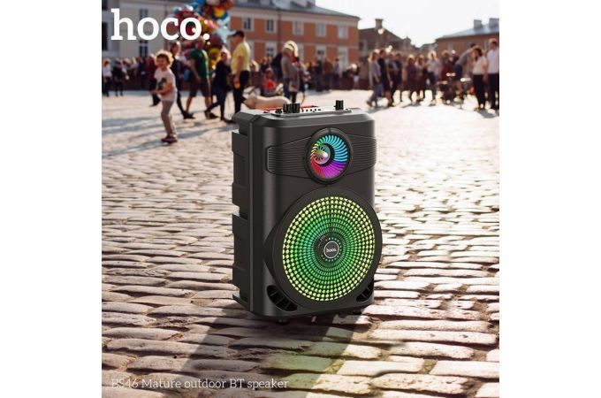 Активная напольная акустика HOCO BS46 Mature outdoor BT speaker (черный)