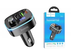 FM-Модулятор HOCO E62 Fast PD20W+QC3.0 car BT FM transmitter