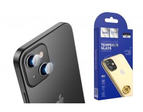 Защитное стекло камеры iPhone 13 Mini (5.4) HOCO Lens flexible прозрачное