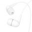 Наушники вакуумные проводные HOCO M97 Enjoy earphones with microphone (белый)