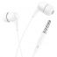 Наушники вакуумные проводные HOCO M97 Enjoy earphones with microphone (белый)