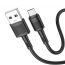 Кабель USB - MicroUSB HOCO X83 (черный)1м