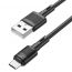 Кабель USB - MicroUSB HOCO X83 (черный)1м