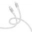 Кабель USB Type-C - Lightning HOCO X98 PD20W (серебристый) 1м (силиконовый)