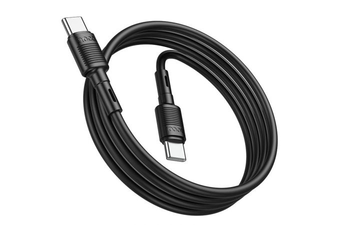 Кабель USB Type-C - USB Type-C HOCO X83 PD60W (черный) 1м