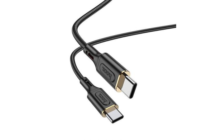 Кабель USB Type-C - USB Type-C HOCO X95 PD60W (черный) 1м