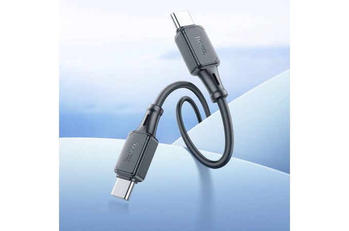 Кабель USB Type-C - USB Type-C HOCO X101 PD60W (черный) 1м