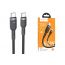 Кабель USB Type-C - USB Type-C HOCO U117 60W (черный) 1м