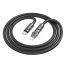 Кабель USB Type-C - Lightning HOCO U118, 3A PD20W (черный) 1м