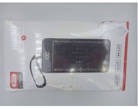 Универсальный дополнительный аккумулятор Power Bank XO PR-160, 80000 mAh, 3A вх/вых, USB/Type-C, QC 3.0+PD, черный (-) (УЦЕНКА! МЯТАЯ УПАКОВКА)