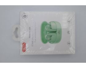 Наушники вакуумные беспроводные XO X34 Starry Sky Flip TWS Green (УЦЕНКА! МЯТАЯ УПАКОВКА)