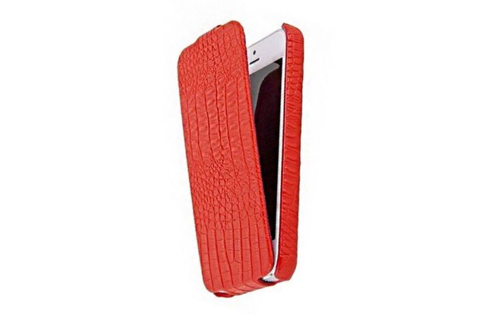 Накладка крышки Borofone для iPhone 5 / 5S / SE Matt Crocodile Cover Case т.роз