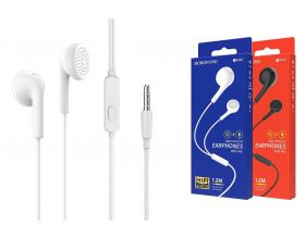 Наушники вакуумные проводные BOROFONE BM40 Sage universal earphones (белый)