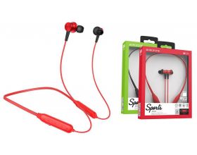 Наушники вакуумные беспроводные BOROFONE BE29 Joyoys sports Bluetooth (красный)