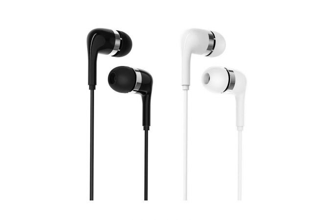 Наушники вакуумные проводные BOROFONE BM39 Refined chat universal earphones (белый)