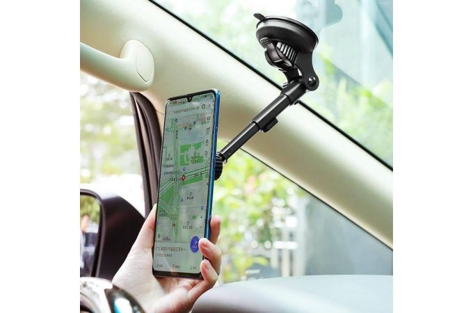 Держатель автомобильный для телефона BOROFONE BH21 магнитный с креплением на стекло цвет черный