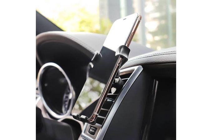 Держатель автомобильный для планшета BOROFONE BH9 в решетку воздуховода черный