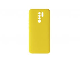 Чехол для Xiaomi Redmi 9 тонкий (желтый)