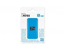 Карта памяти microSDHC MIREX 8 GB (class 4) без адаптера (13612-MCROSD08)