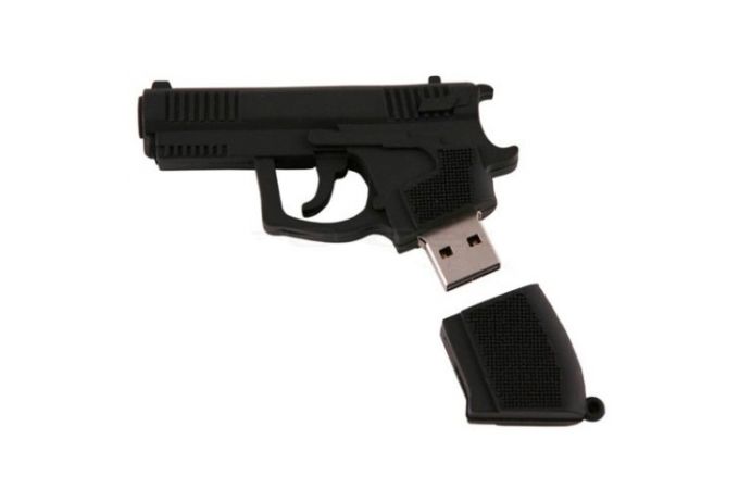 Флешка USB 2.0 Орбита OT-MRF03 32Гб (Пистолет)