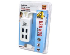 Разветвитель USB HUB 3.0 NN-HB008 на 4 порта (белый)