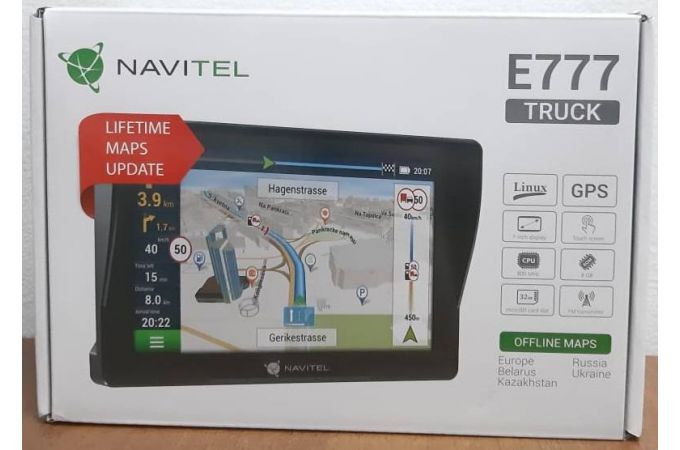 GPS-автонавигатор Navitel E777 Truck вскр.упак. 7",800х480,8Gb,microSD