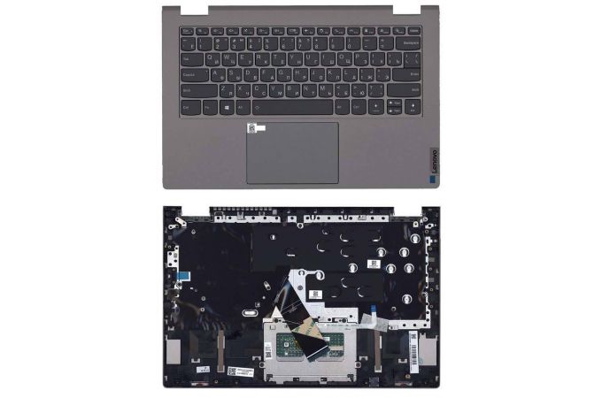 Клавиатура для ноутбука Lenovo ThinkBook 14s Yoga ITL топкейс серебро